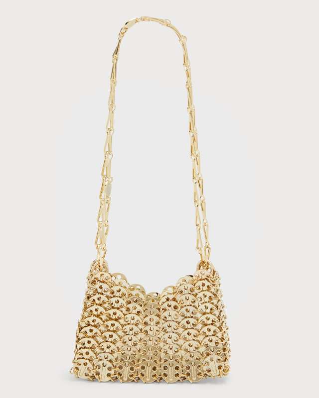 Iconic Mini Brass Link Chain Shoulder Bag